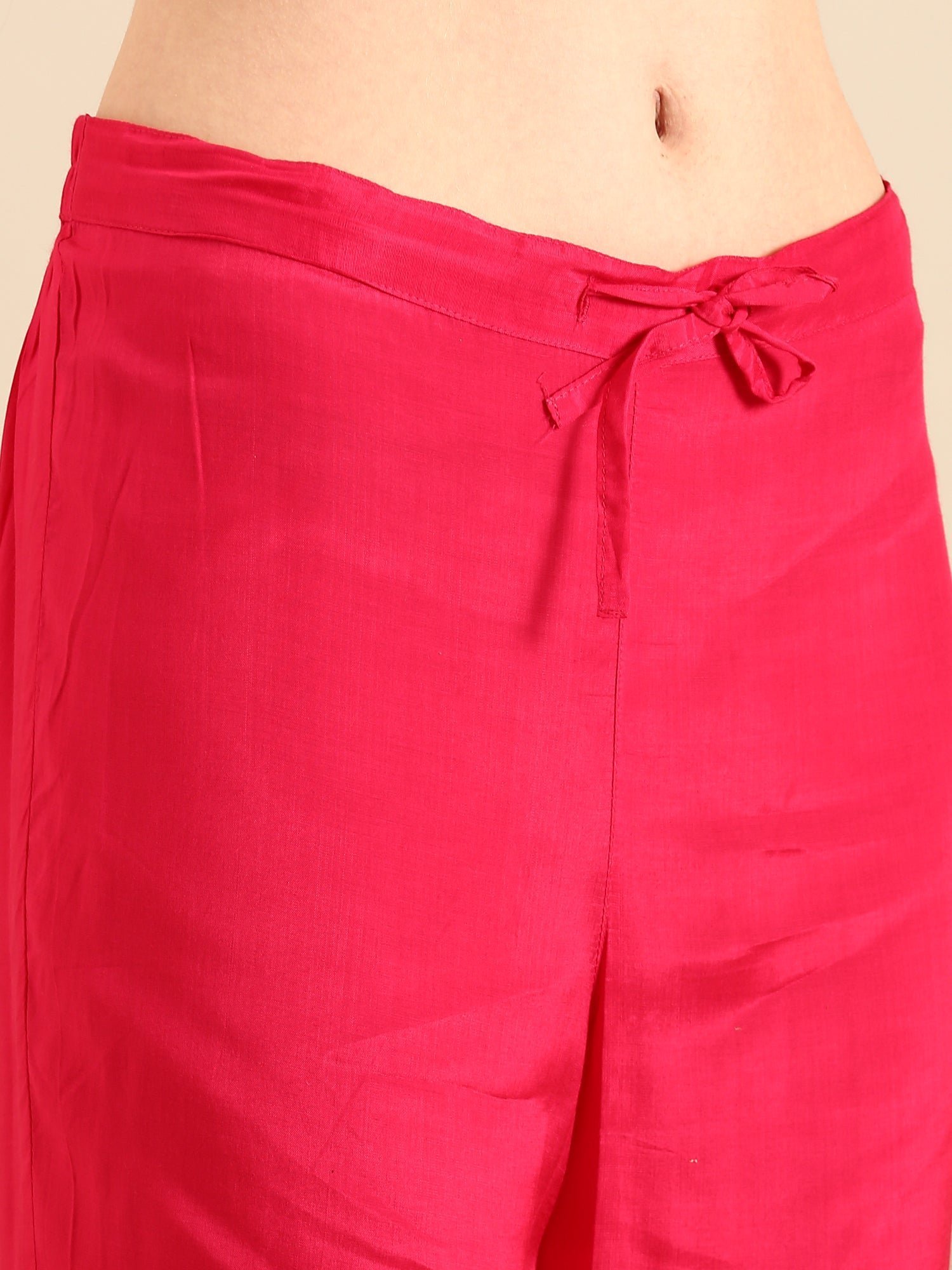 Pink muslin thread embroiderey three piece suit set - Image 7